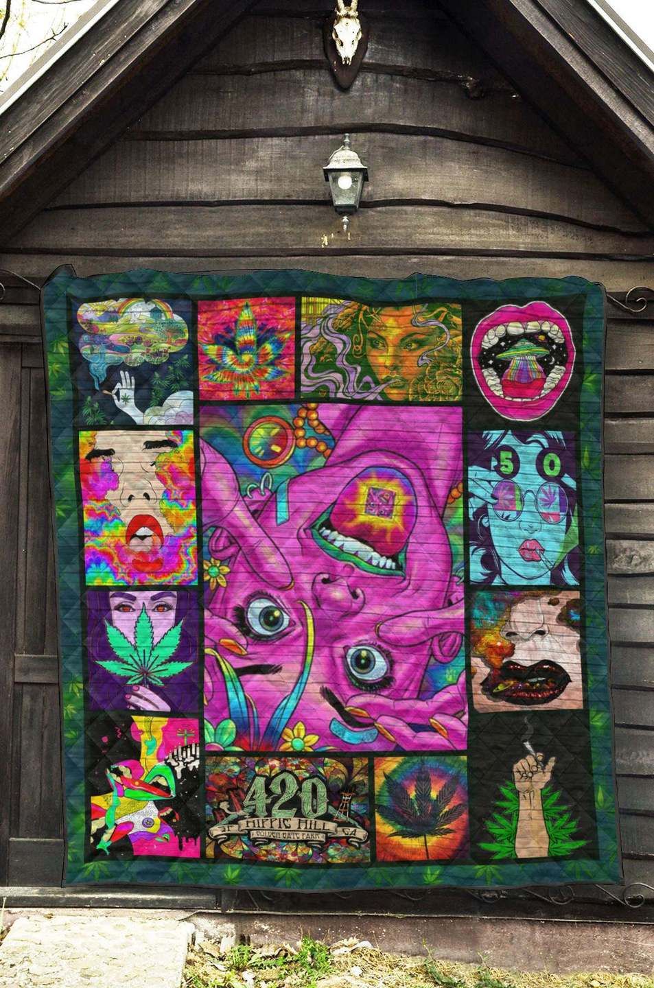 Hippie NA060802C TBG Quilt Blanket