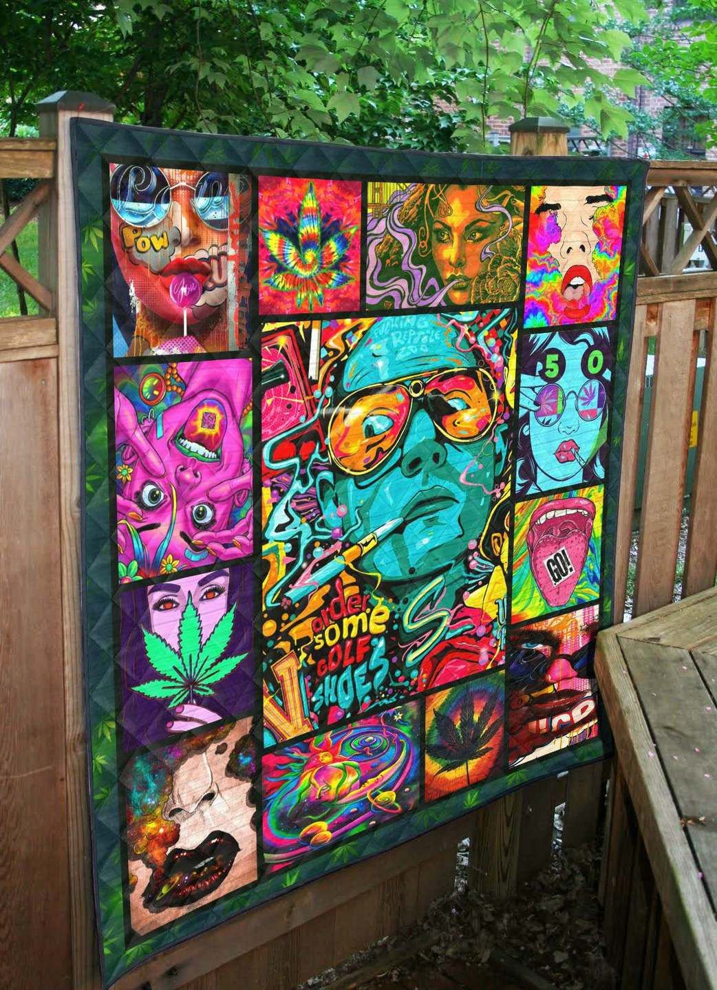 Hippie NA060803C TBG Quilt Blanket