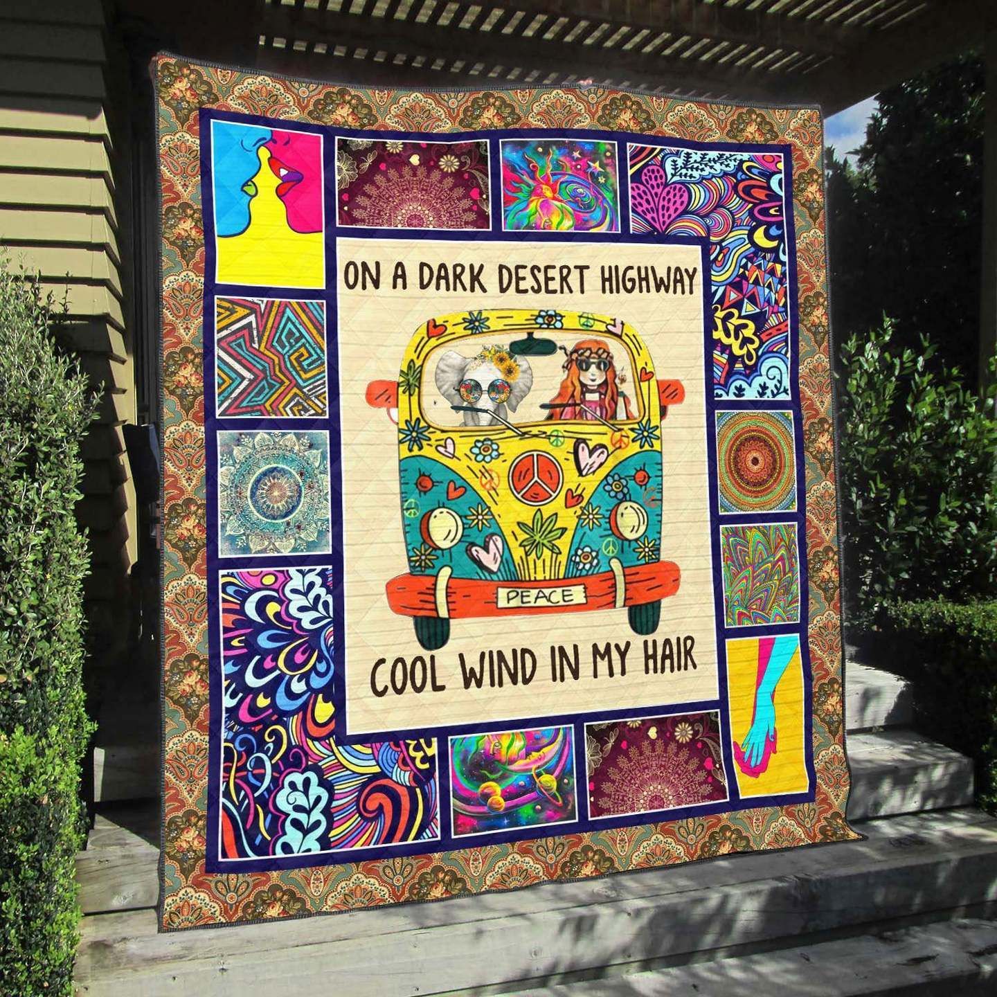 Hippie NA300703C TBG Quilt Blanket