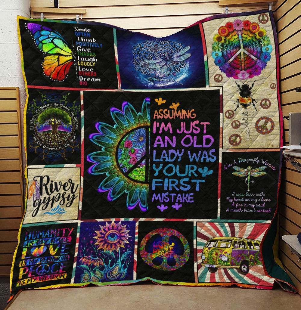Hippie NG050808B TBG Quilt Blanket
