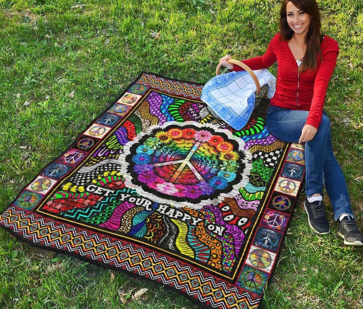 Hippie NG100704B TBG Quilt Blanket