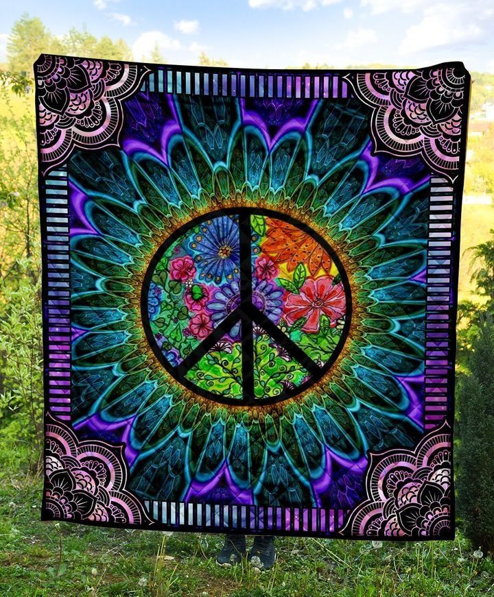 Hippie Peace Sign DTC2311740 Quilt Blanket