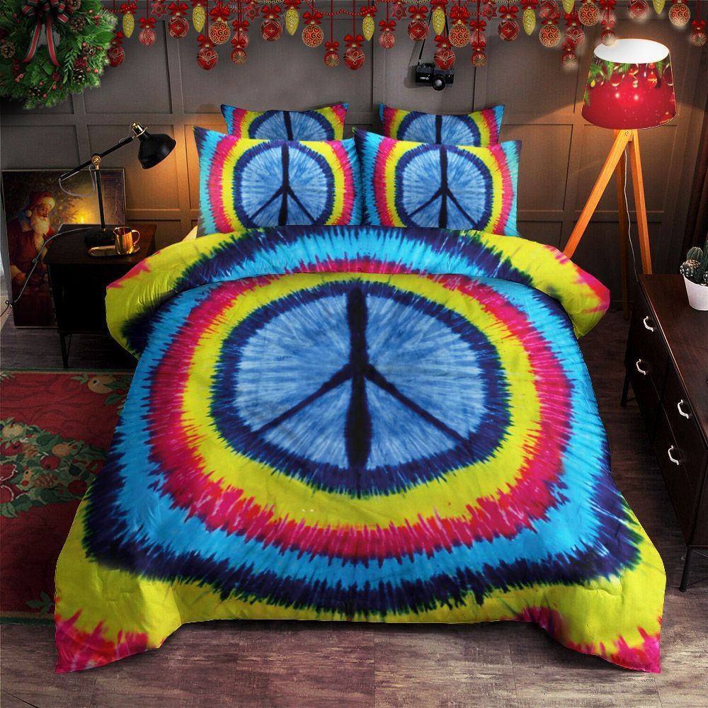 Hippie Peace Bedding Set