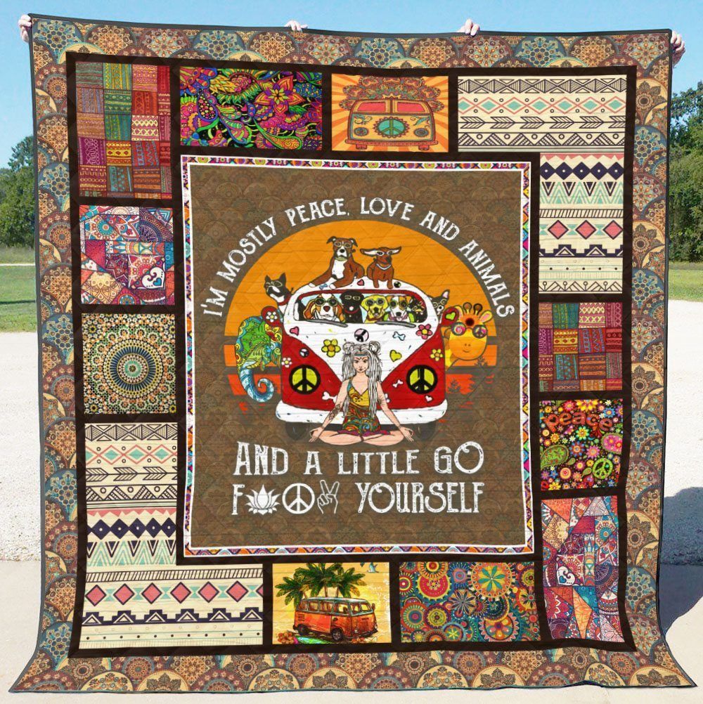 Hippie QH030801C TBG Quilt Blanket