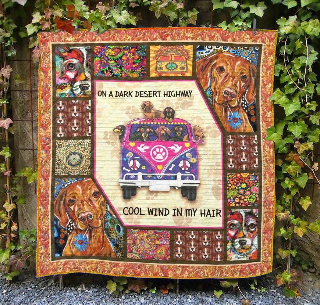 Hippie QH270701C TBG Quilt Blanket