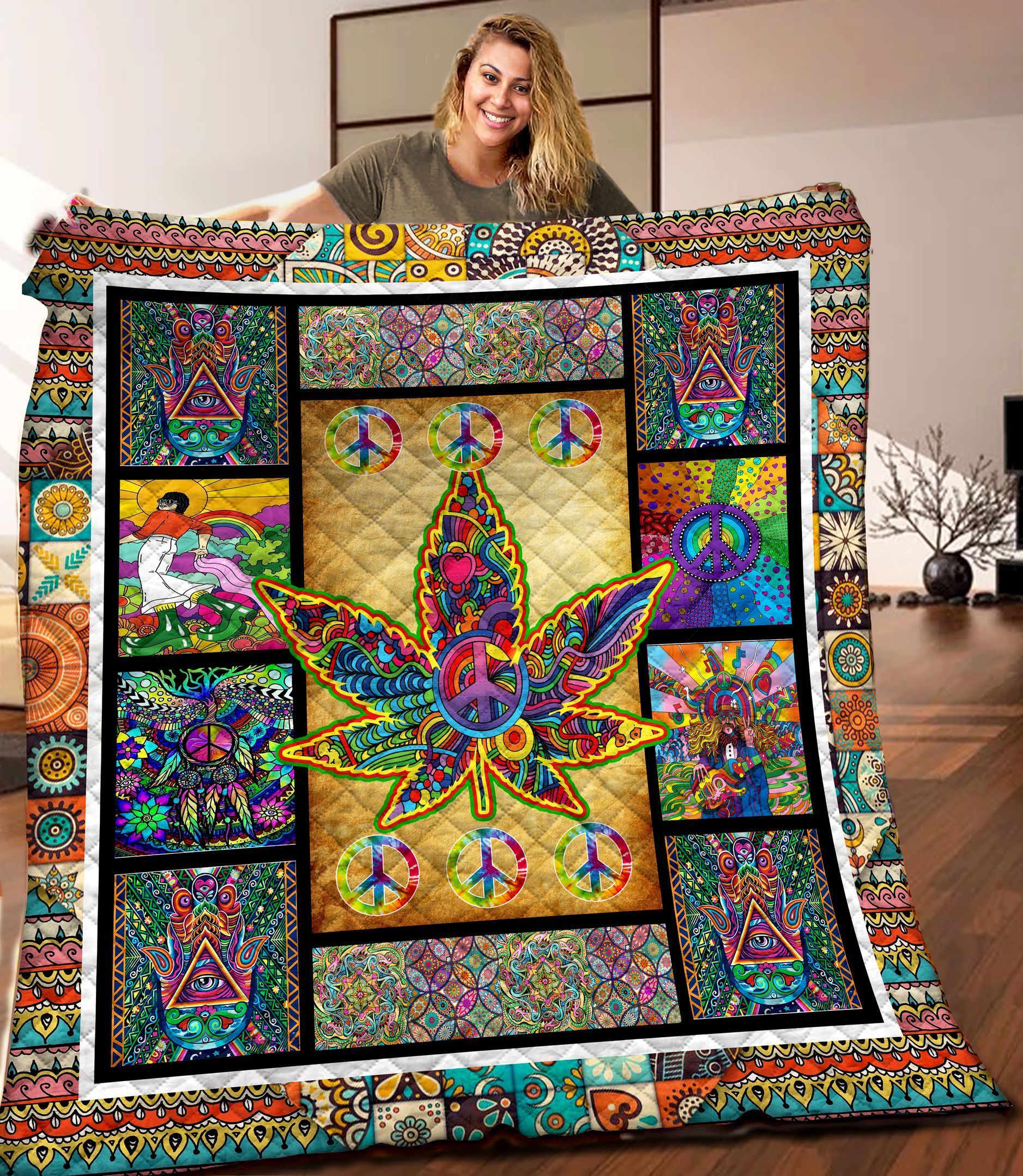 Hippie Quilt Blanket C9B160320NA