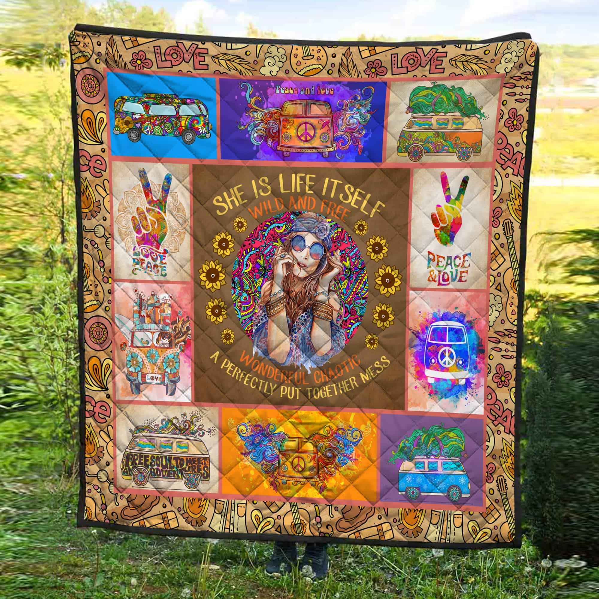 Hippie Quilt Blanket DHC1102366TD