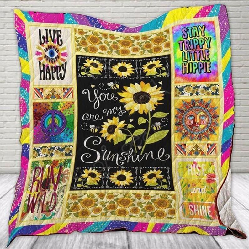 Hippie Rise And Shine Quilt Blanket Dhc03011482Dd
