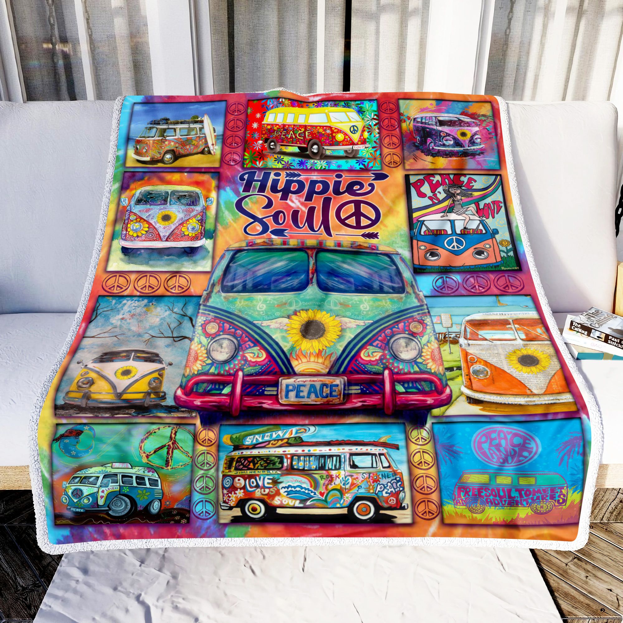 Hippie Soul Fleece Blanket
