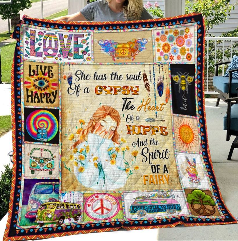 Hippie Spririt Of A Fairy Quilt Blanket DHC3112899TD
