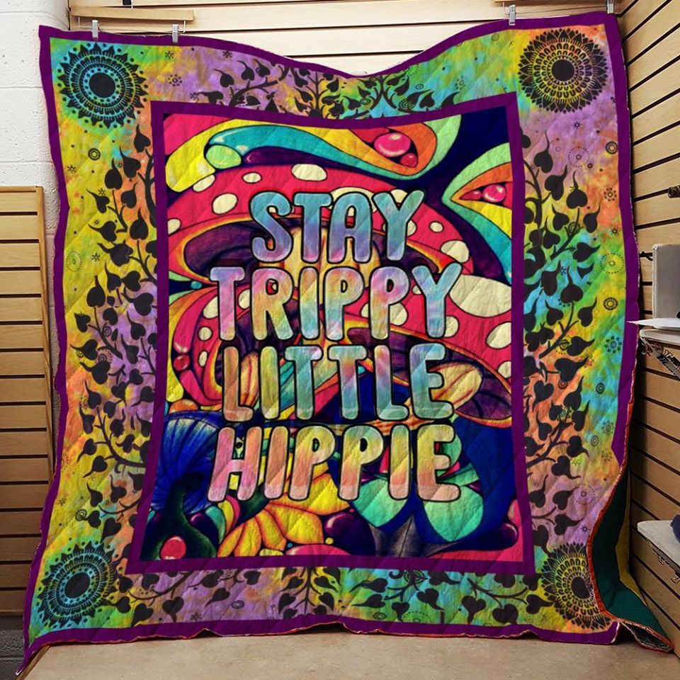 Hippie Stay Trippy Little Hippie 2011 Quilt Blanket Dhc03011361Dd