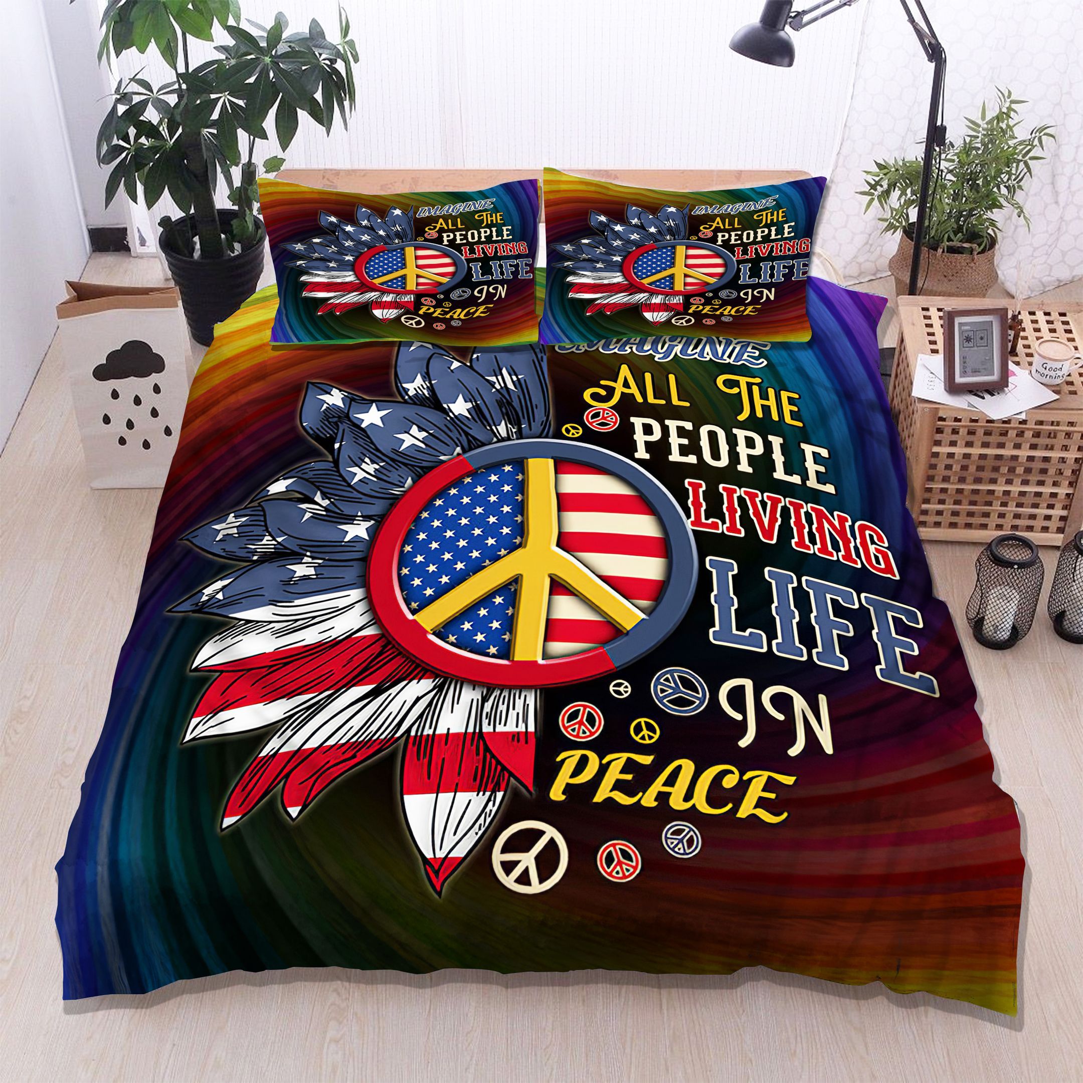 Hippie Sunflower Bedding Set