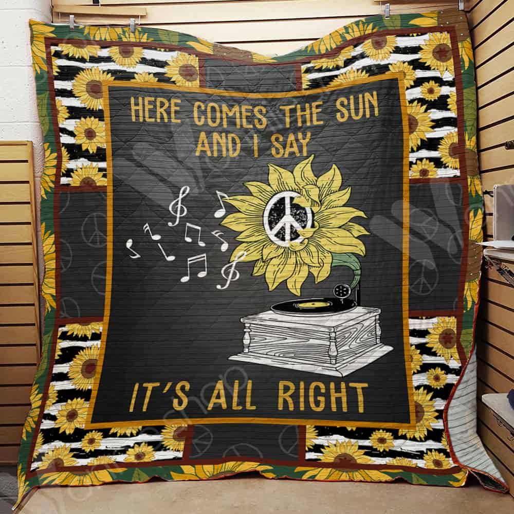 Hippie Sunflower Quilt Blanket DHC0302621TD