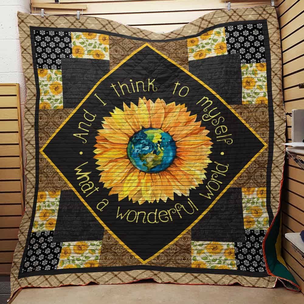 Hippie Sunflower Quilt Blanket DHC0502969TD
