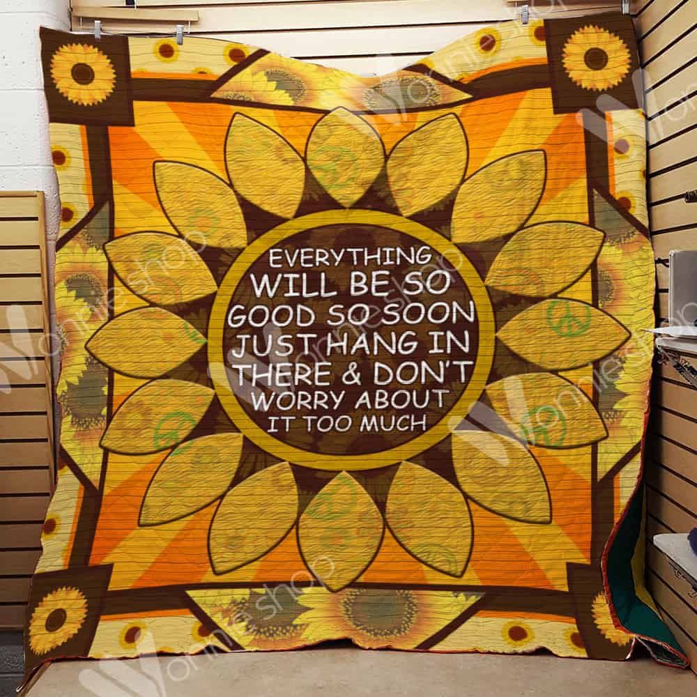 Hippie Sunflower Quilt Blanket DHC11021022TD
