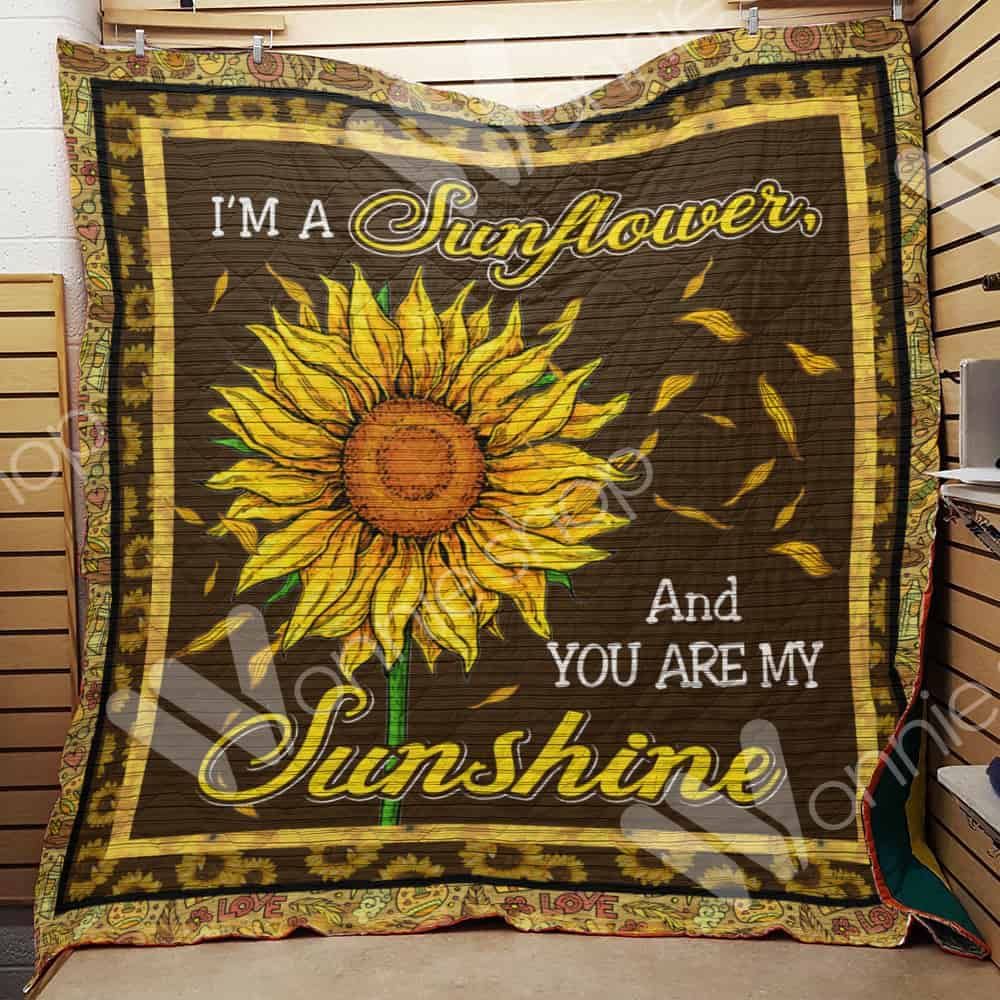 Hippie Sunflower Quilt Blanket DHC1102992TD
