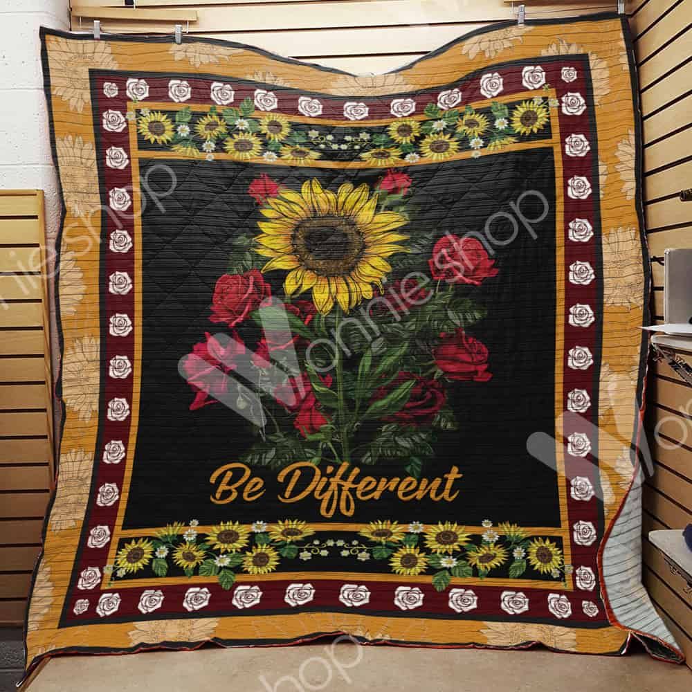 Hippie Sunflower Roses Quilt Blanket DHC1102317TD
