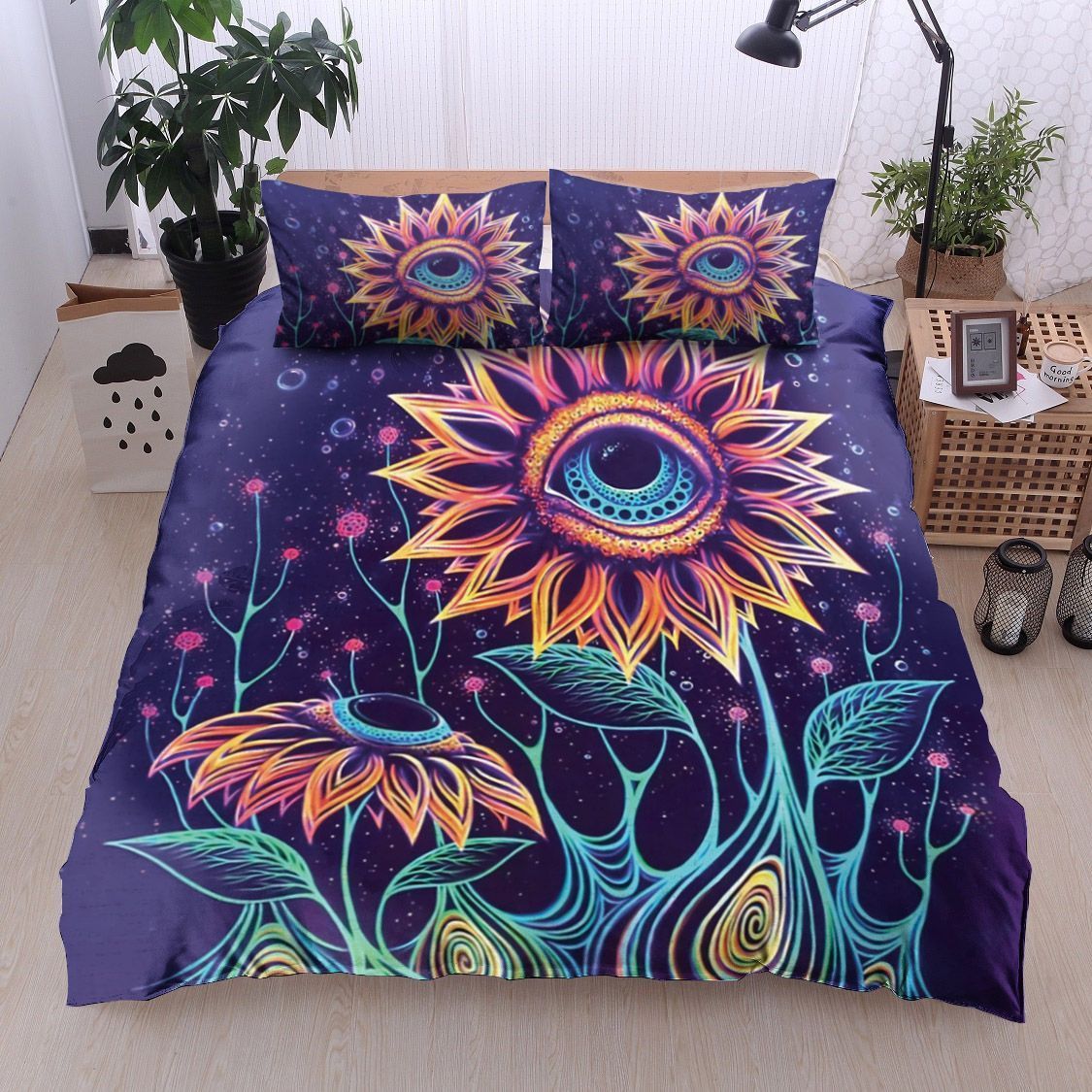 Hippie Sunflower Bedding Set