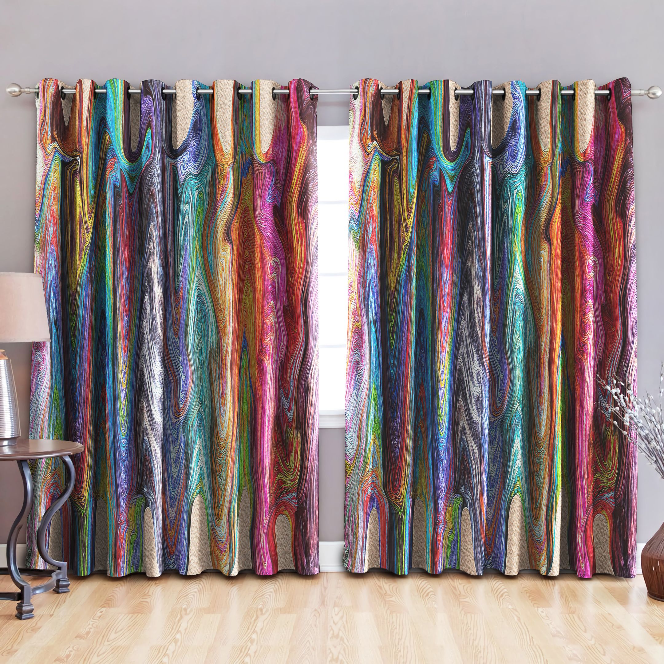 Hippie Swirls Boho Curtain DTH250701HD
