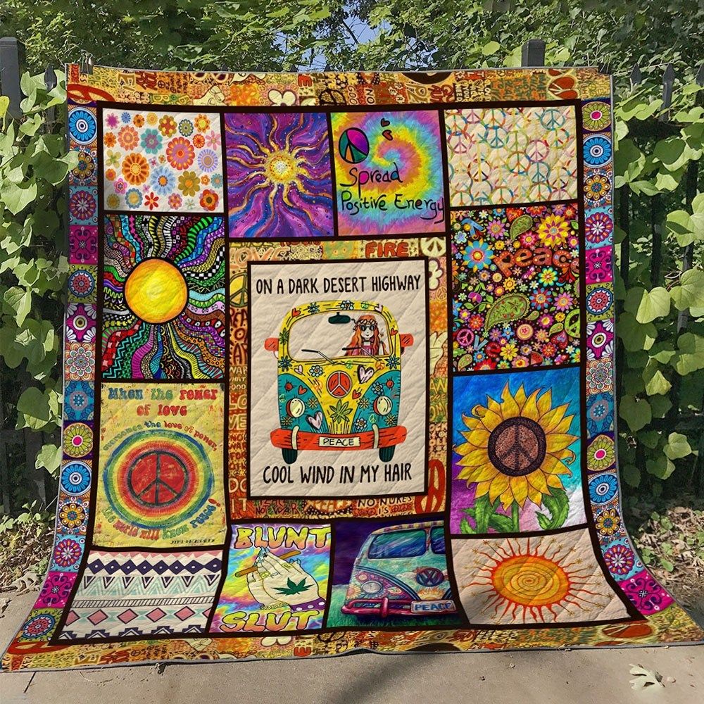 Hippie This Pure Love Quilt Blanket DHC31121122TD