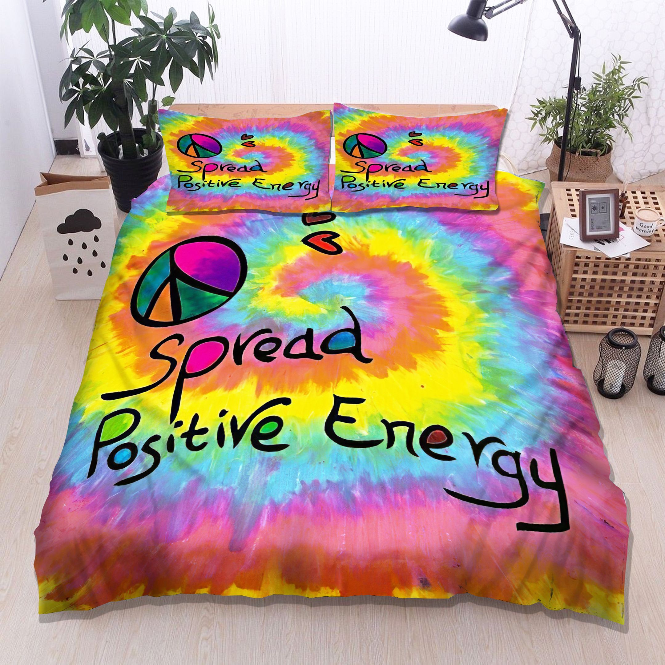 Hippie Tie Dye Bedding Set