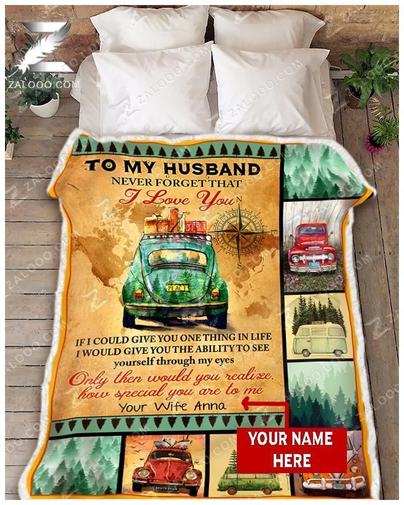 Hippie – To My Wife – How Special You Are To Me Fleece Blanket