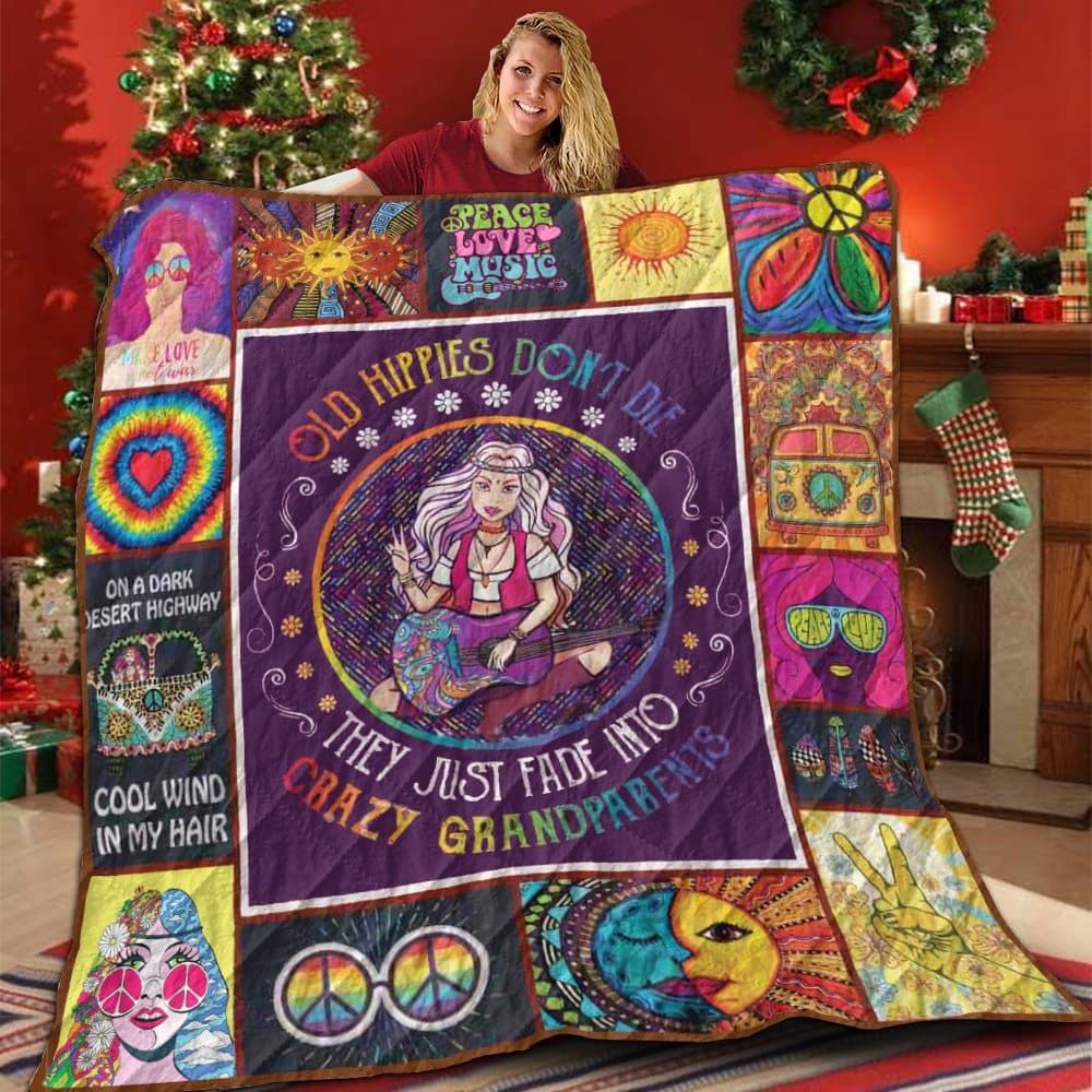 Hippie Today Better Quilt Blanket Christmas Christmas Gifts Merry Christmas Holiday Gifts Gift Dhc03011696Dd