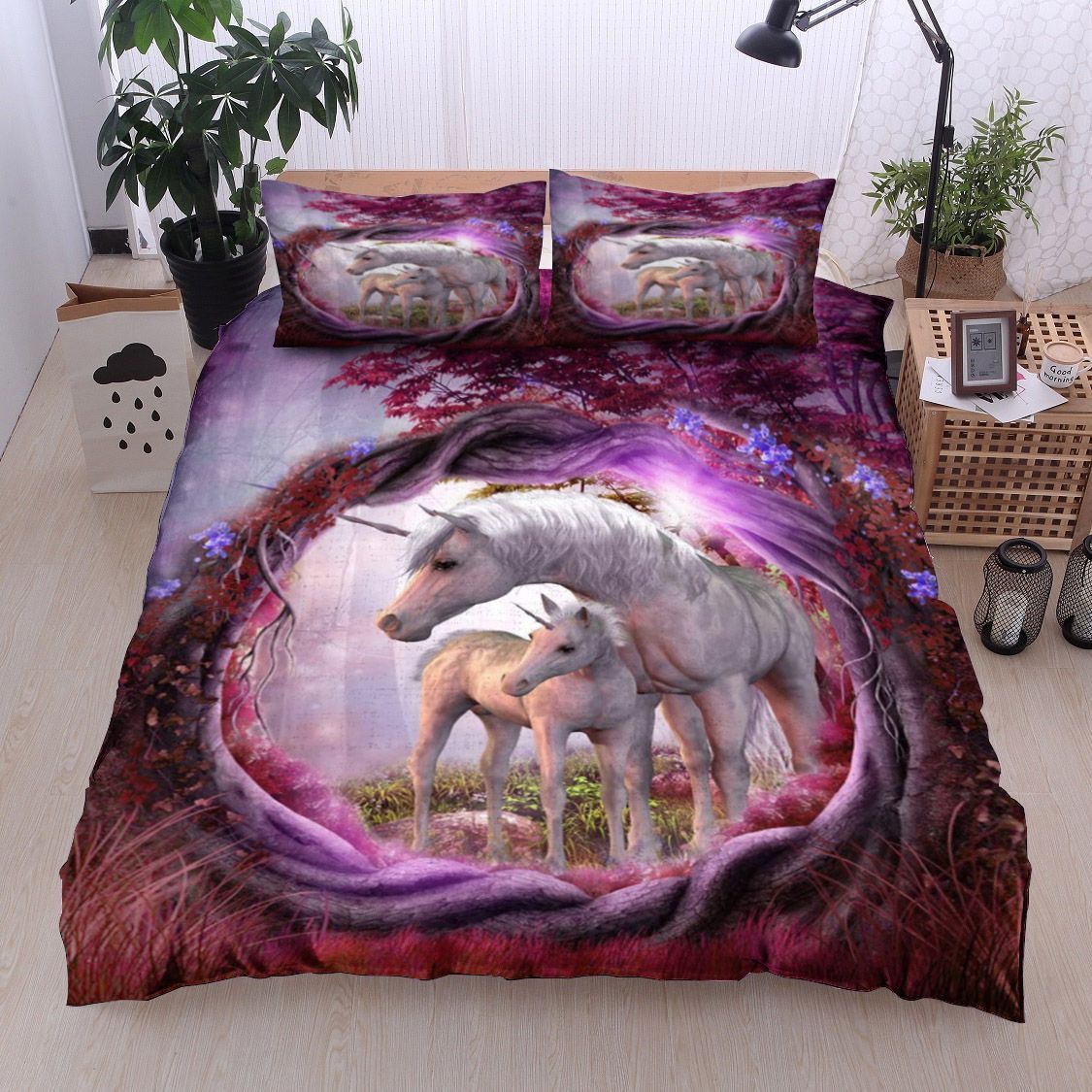Hippie Unicorn Bedding Set
