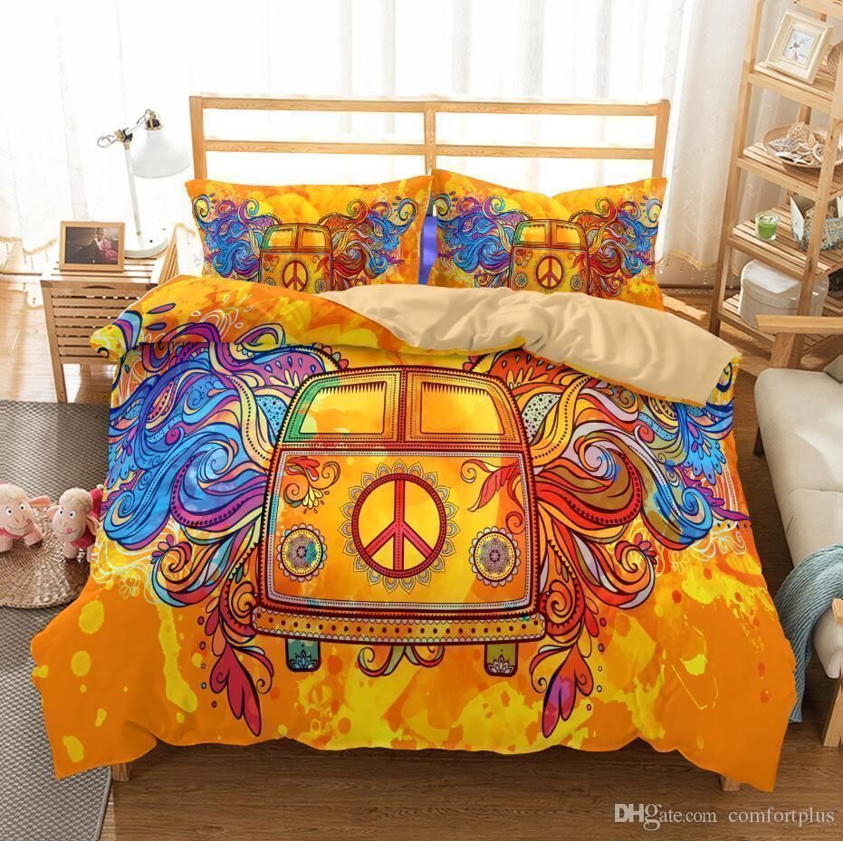 Hippie Vans Bedding Set