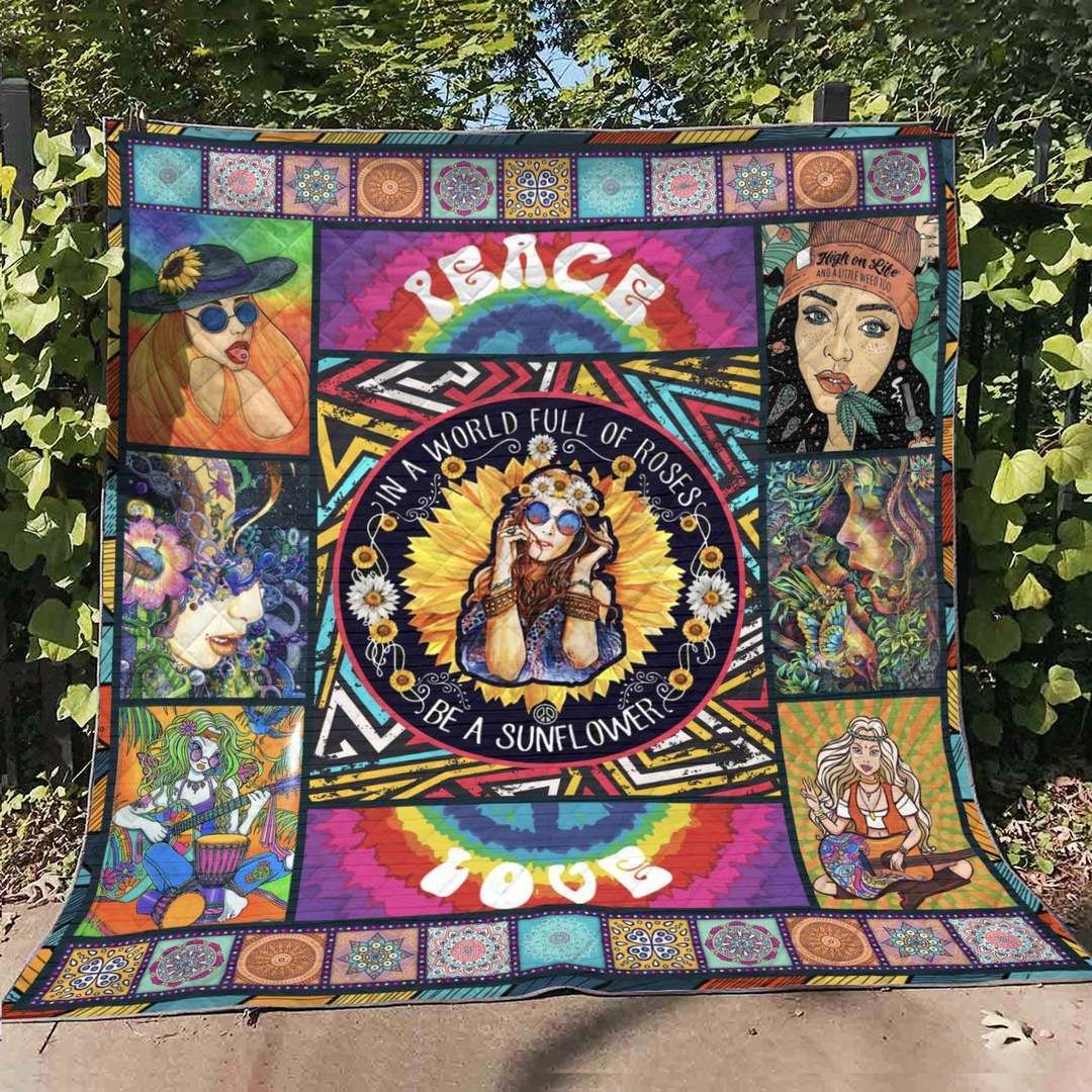 Hippie YE090709A TBG Quilt Blanket