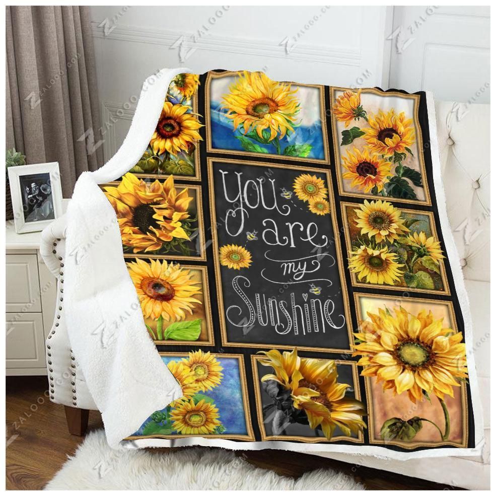 Hippie – You Are My Sunshine Fleece Blanket