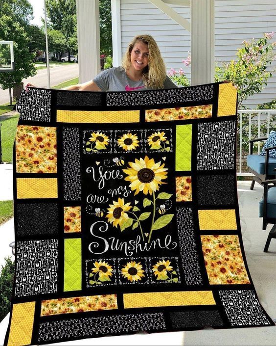 Hippie Youre Sunshine That I Love Quilt Blanket Dhc03011481Dd