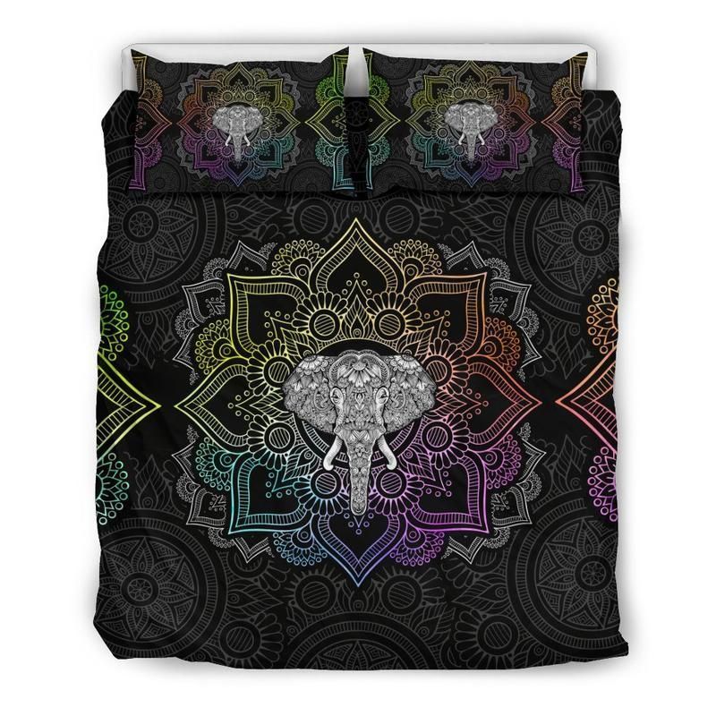 Hippiemandalaselephant Bedding Set