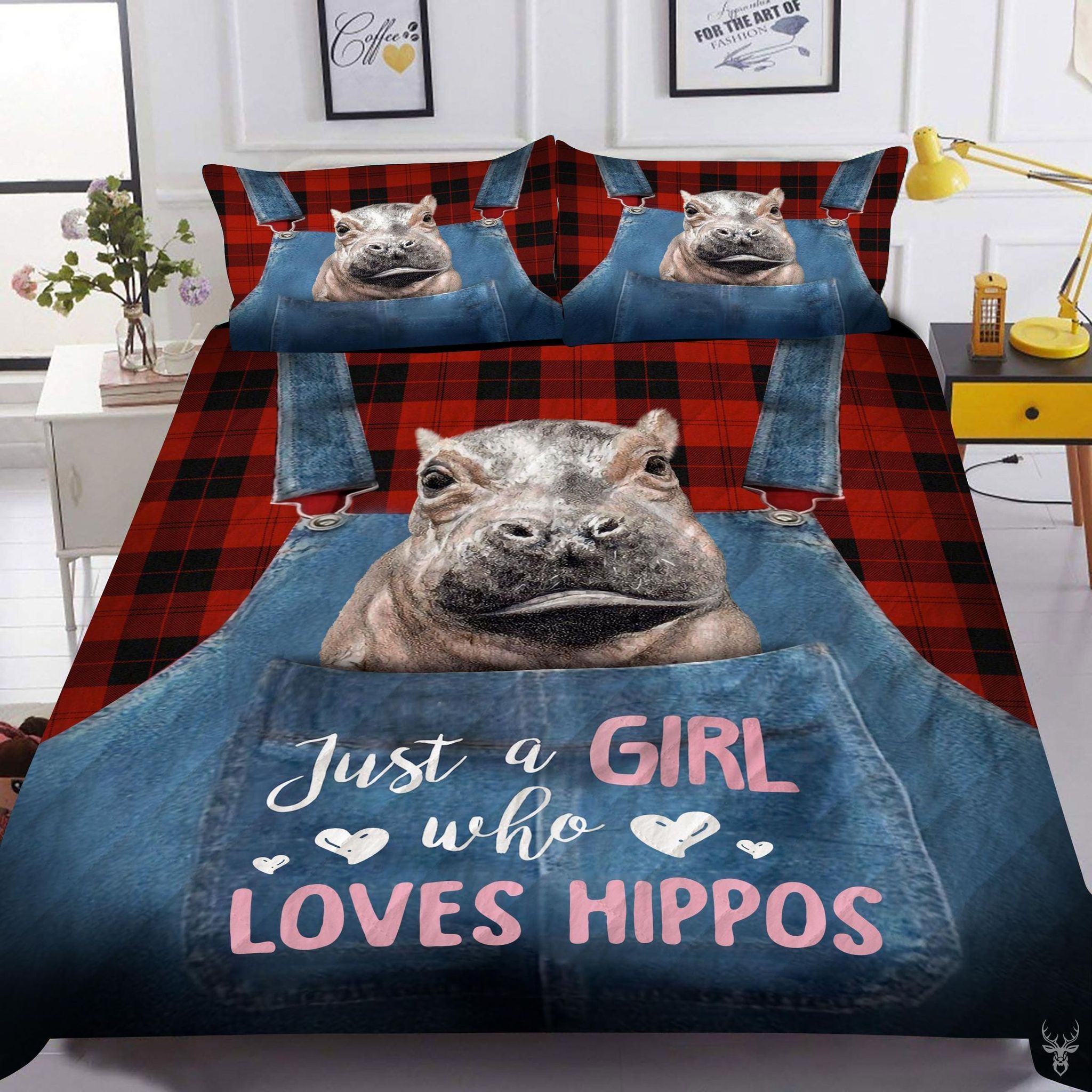 Hippos Bedding Set