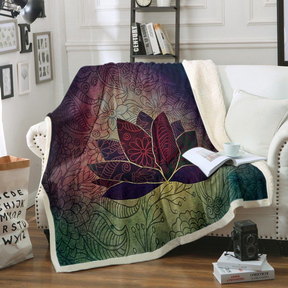 Hippy Yoga Meditation Sherpa Fleece