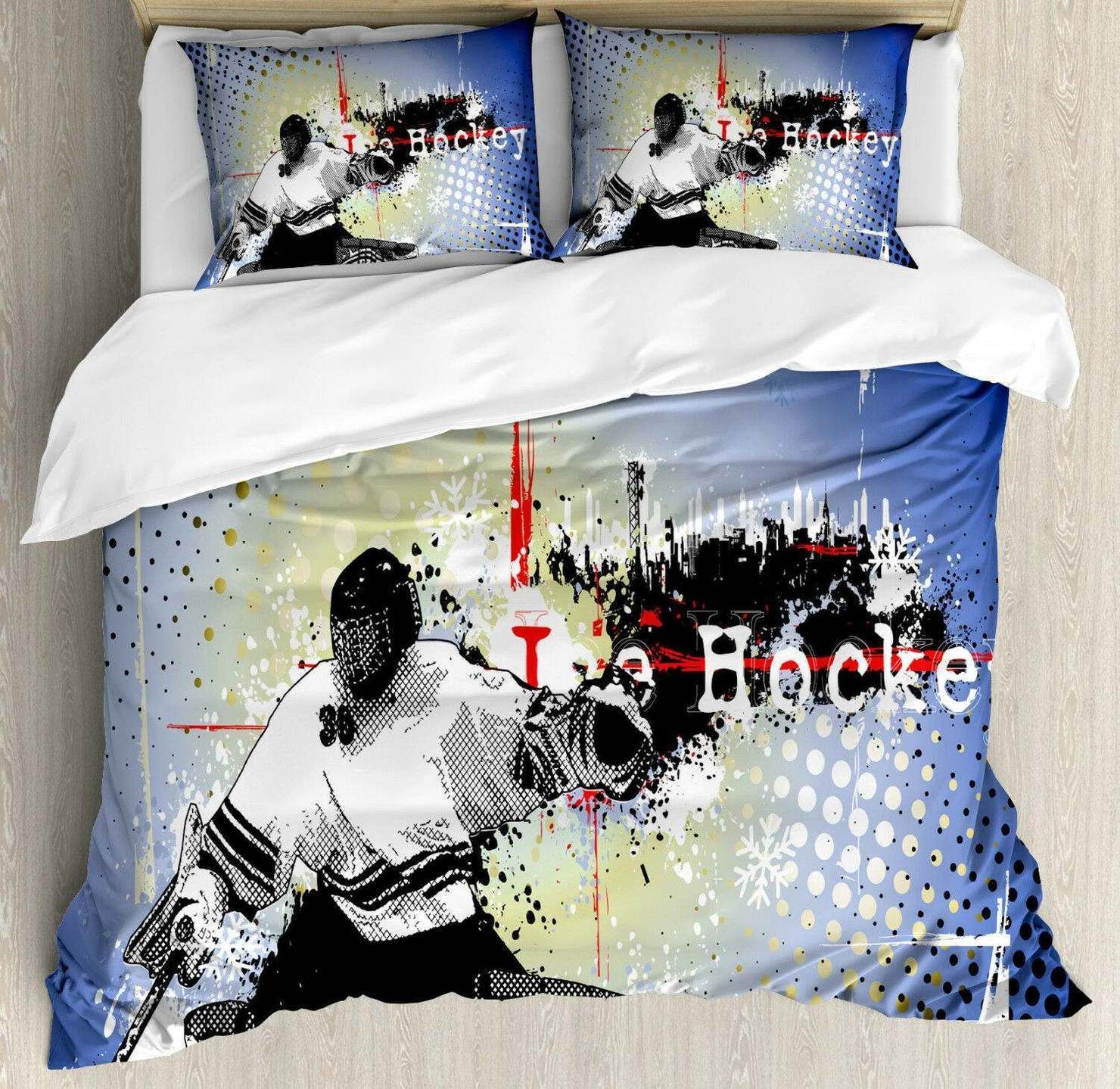 Hockey Art Bedding Set