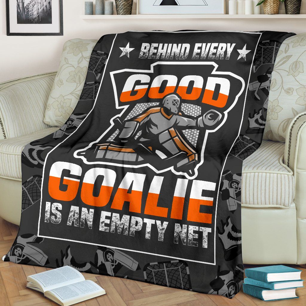 Hockey Behind Every Good Goalie Quilt Blanket DHC02012095TD