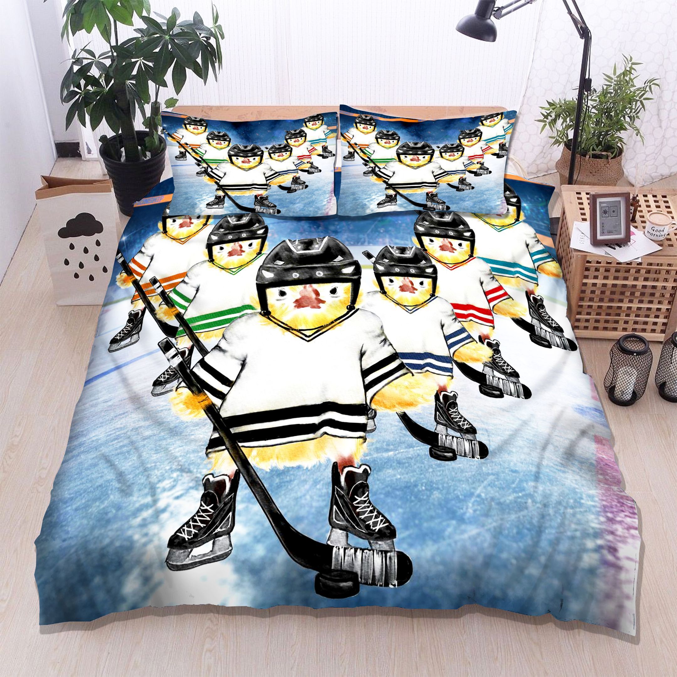 Hockey Chicken Bedding Set