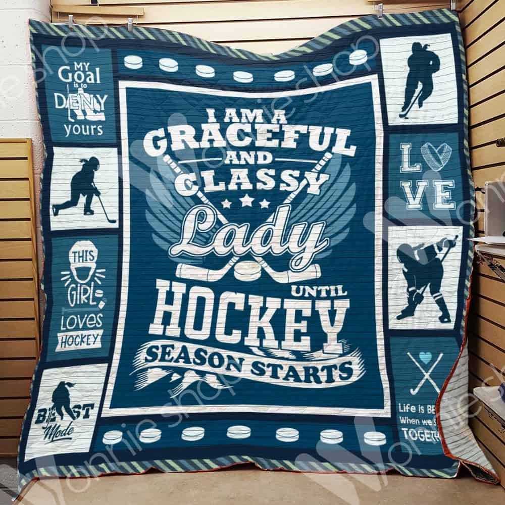 Hockey CL15100202MDQ Quilt Blanket