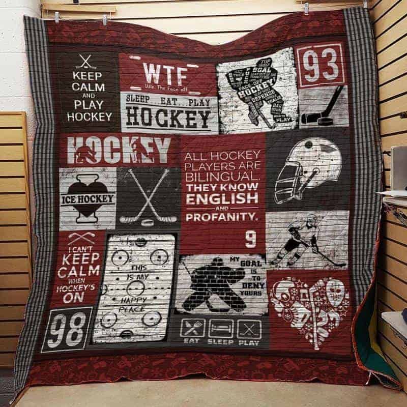 Hockey CLA1610402Q Quilt Blanket