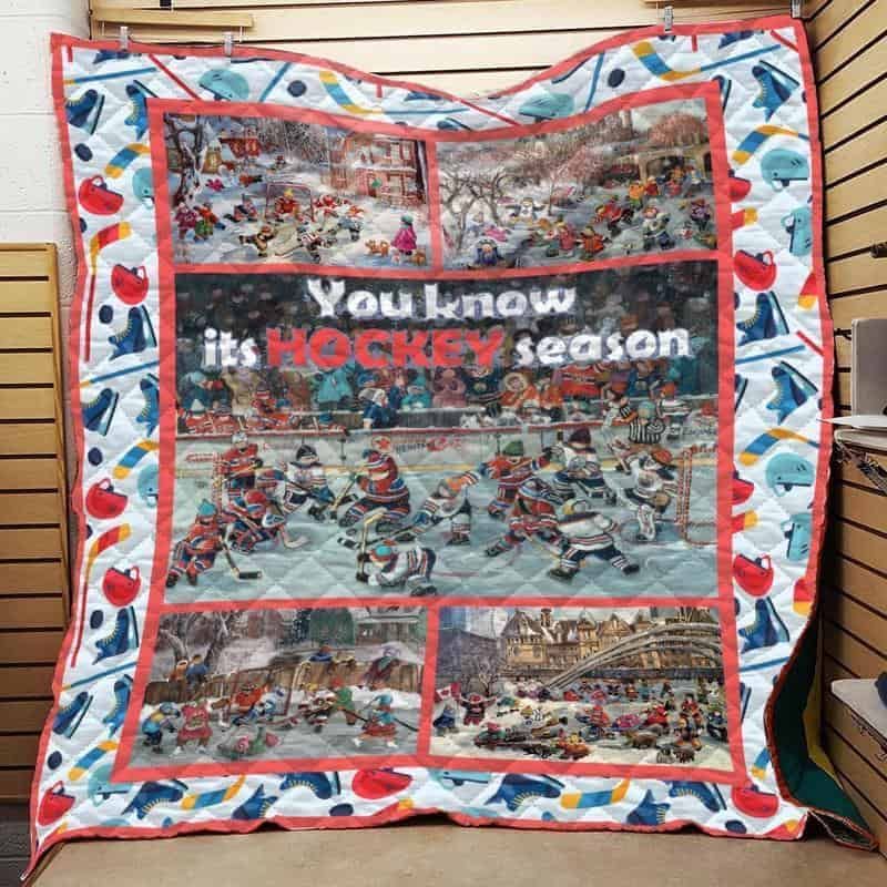 Hockey CLA1610422Q Quilt Blanket