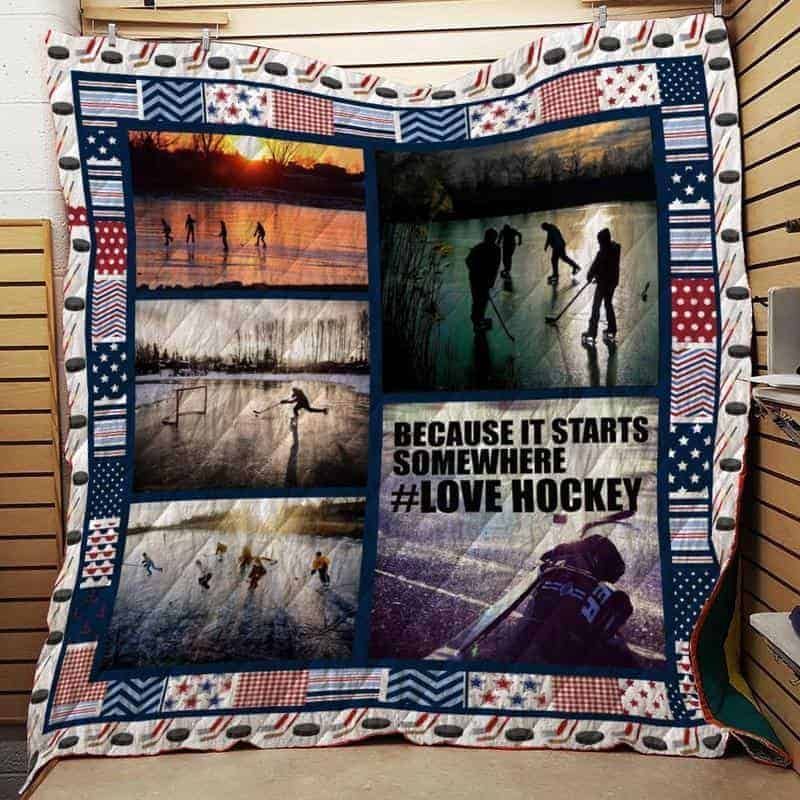 Hockey CLA1610431Q Quilt Blanket