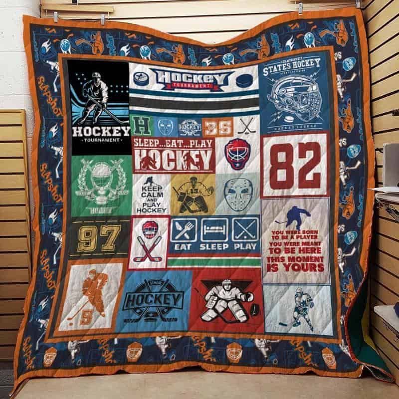 Hockey CLA1610444Q Quilt Blanket