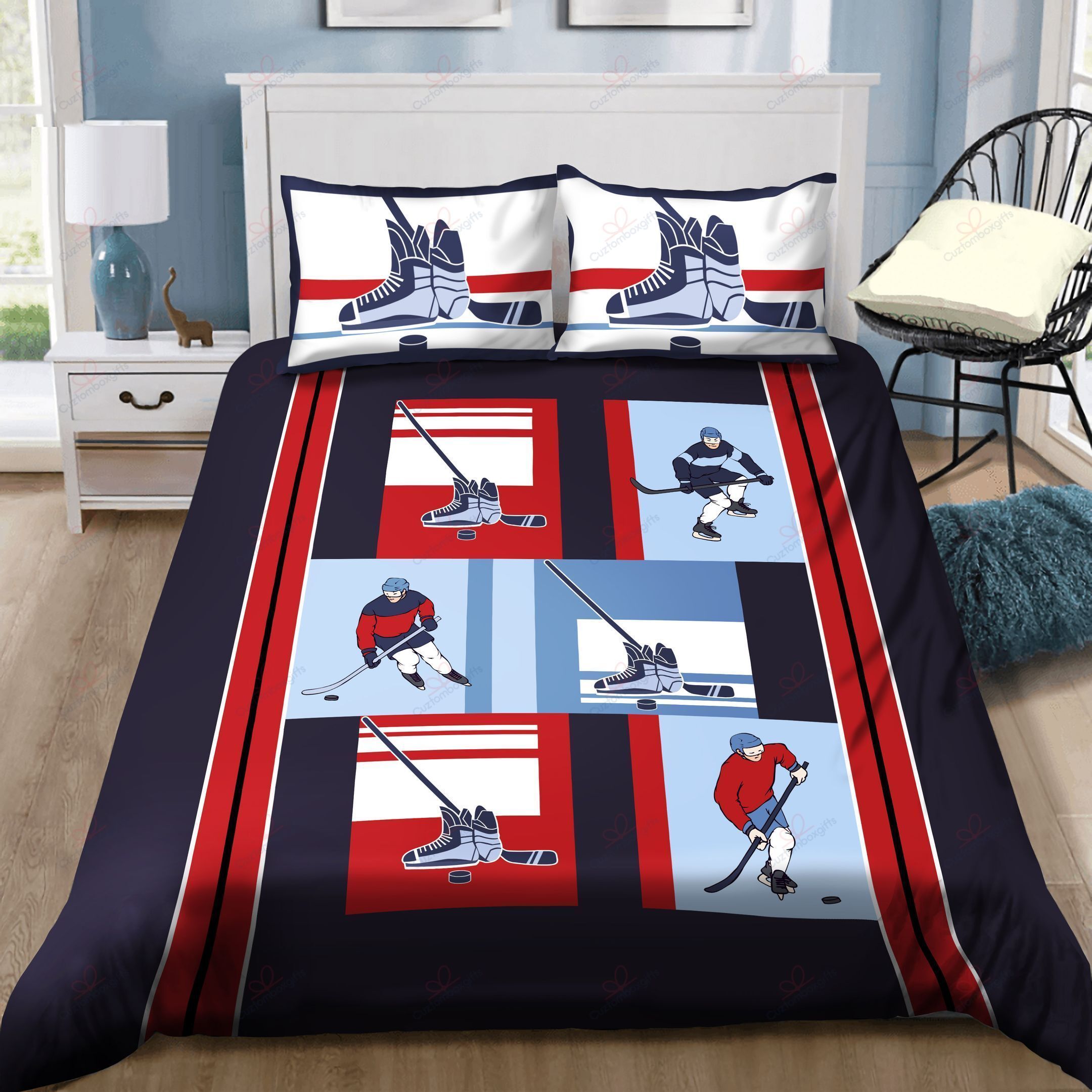Hockey Bedding Set