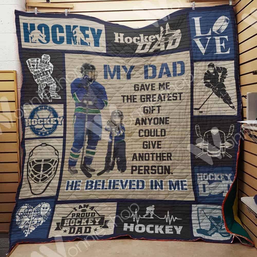Hockey Dad Quilt Blanket DHC1102407TD