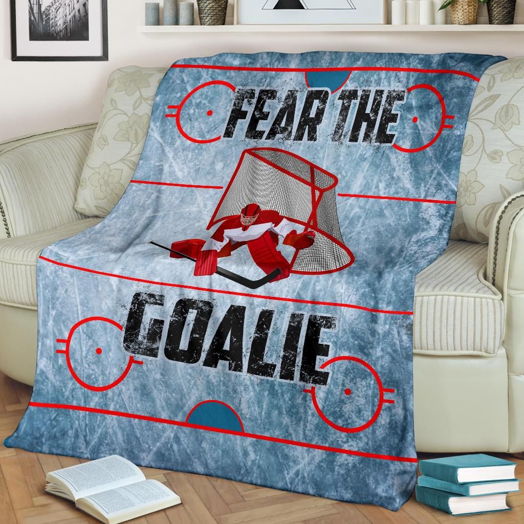 Hockey Fear The Goalie Quilt Blanket DHC020120130TD