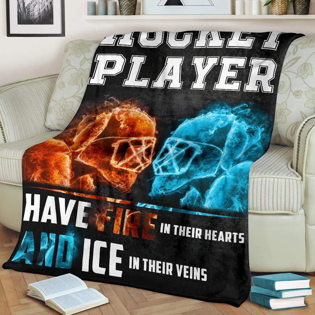 Hockey Fire In My Heart Quilt Blanket DHC02012089TD