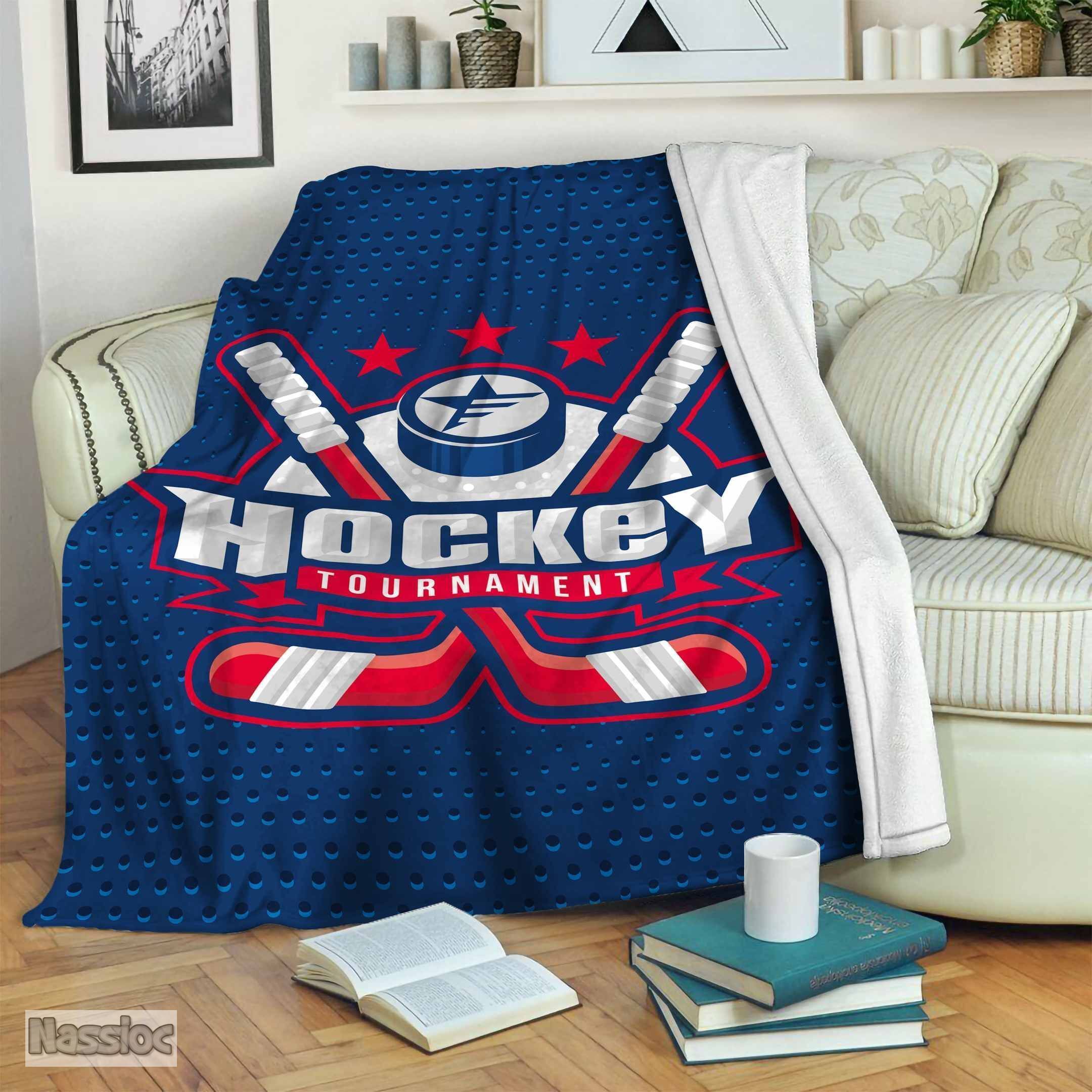 Hockey Fleece Blanket