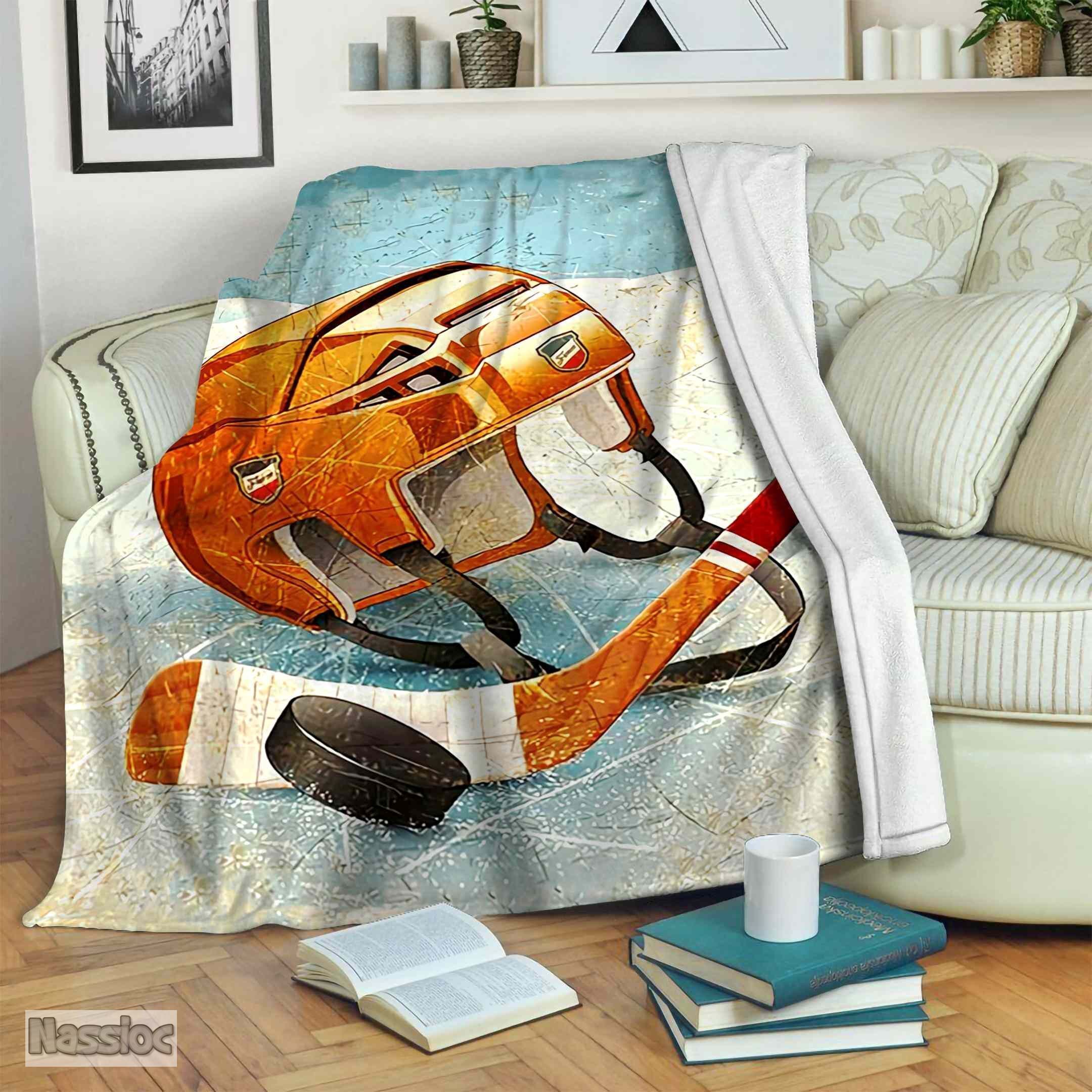 Hockey Fleece Blanket