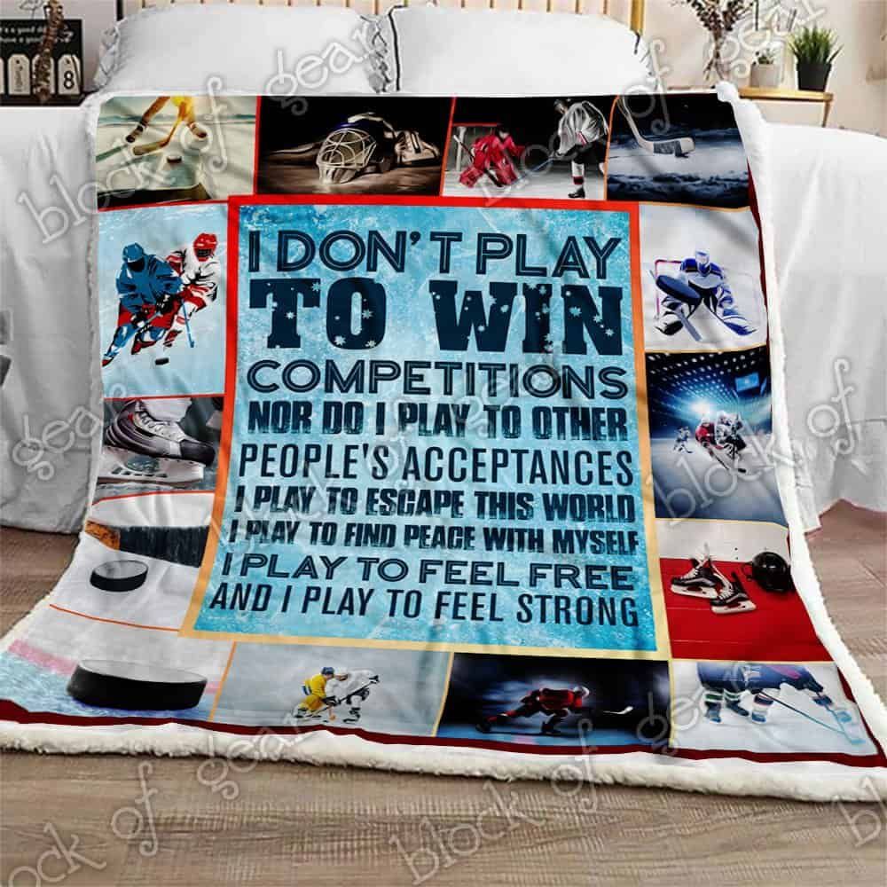 Hockey Fleece Blanket